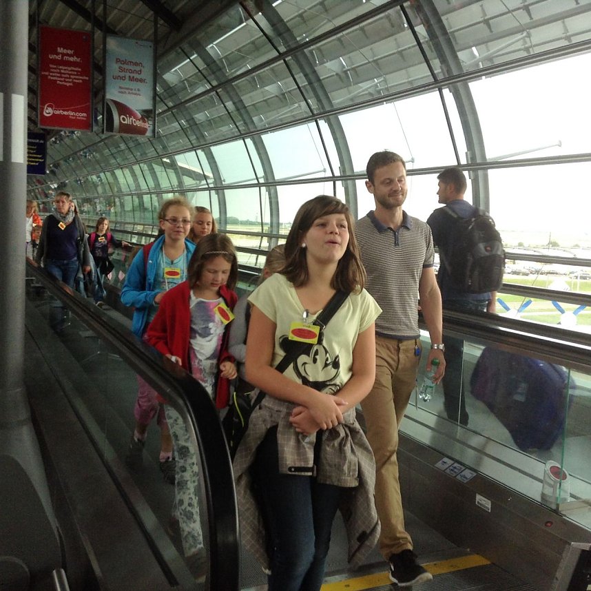 Zum Flughafen und zur&uuml;ck