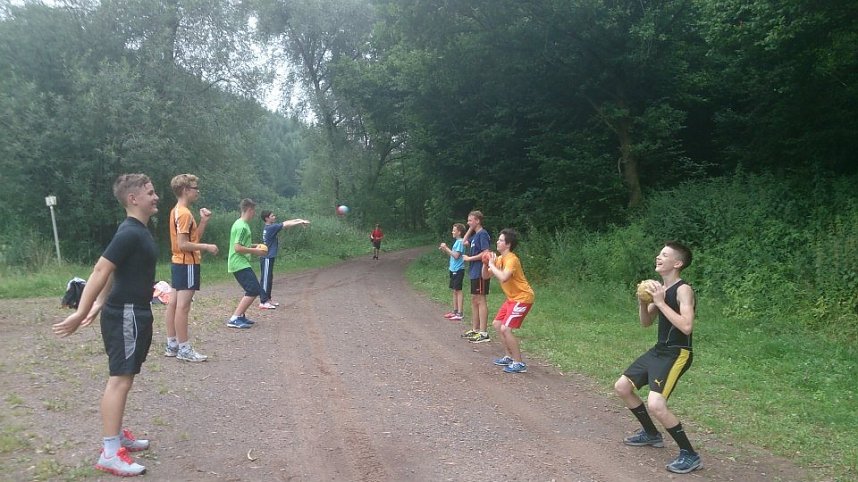 Vorbereitungen des NSV-Handballnachwuchses