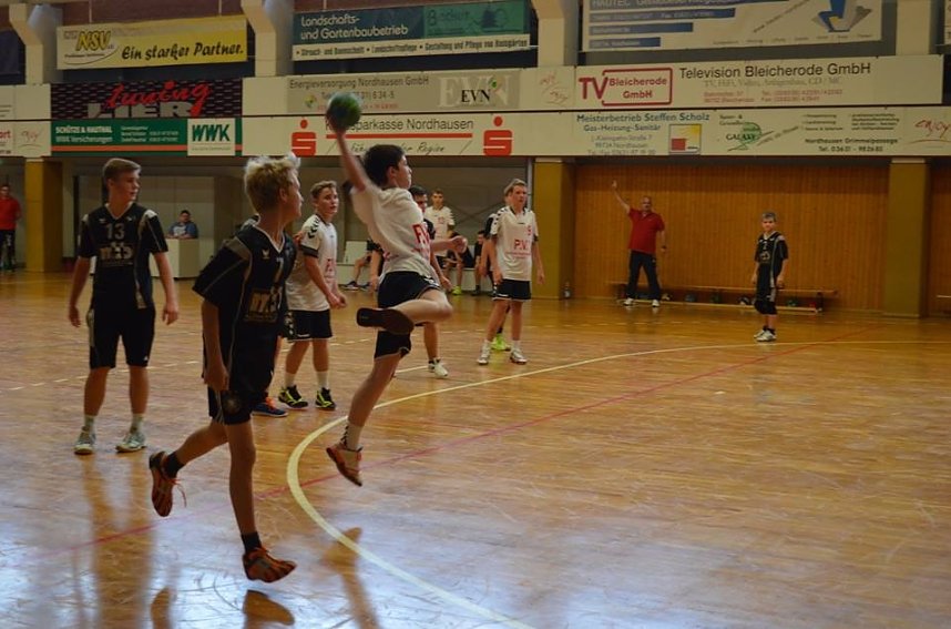Vorbereitungen des NSV-Handballnachwuchses