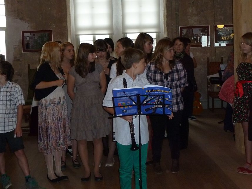 Vorbereitungen auf Schloss Heringen