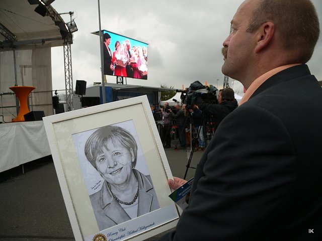 Angela Merkel in Leinefelde