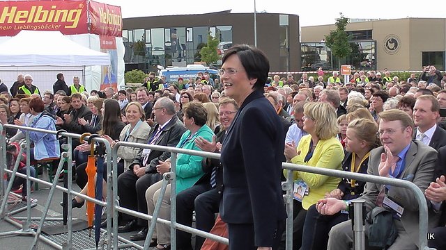 Angela Merkel in Leinefelde
