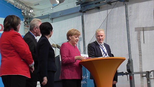 Angela Merkel in Leinefelde