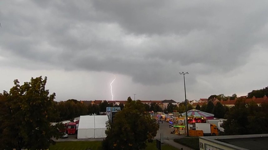 Gewitter &uuml;ber Nordhausen