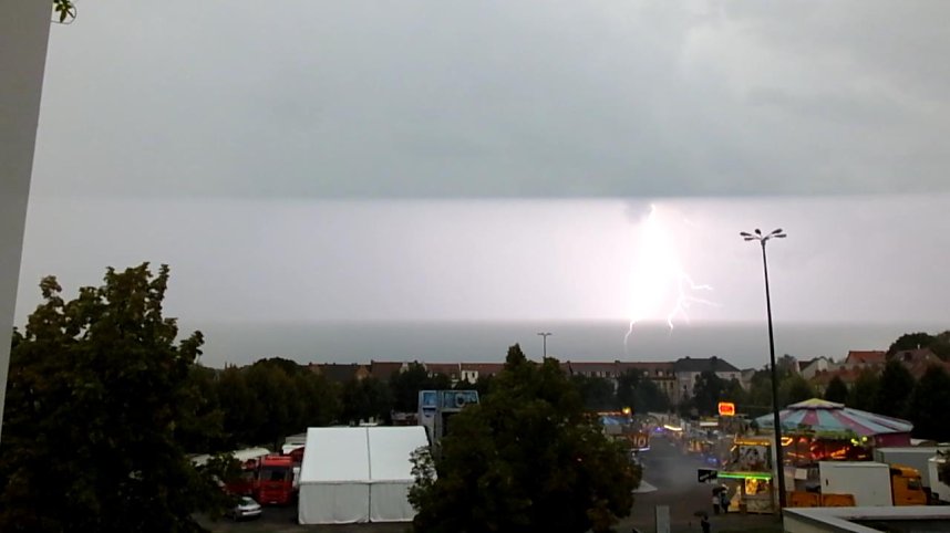 Gewitter &uuml;ber Nordhausen
