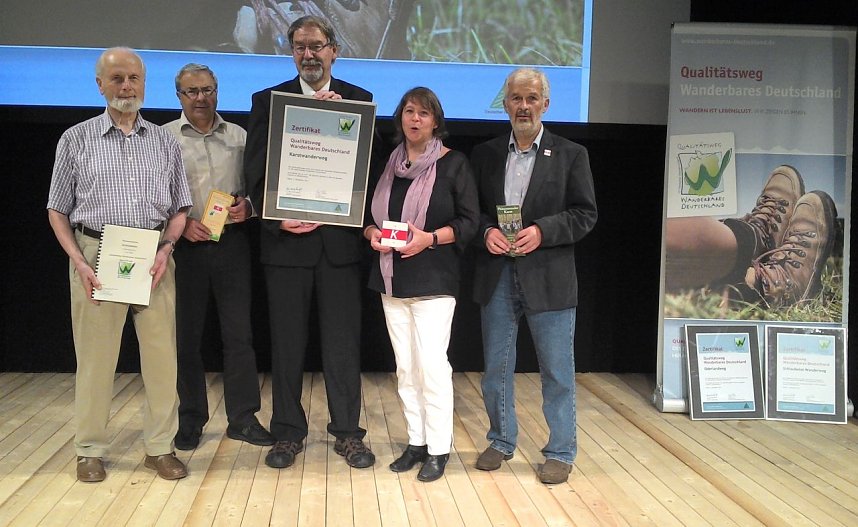 Karstwanderweg erneut zertifiziert