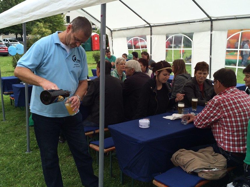 Mit Nachbarn gefeiert