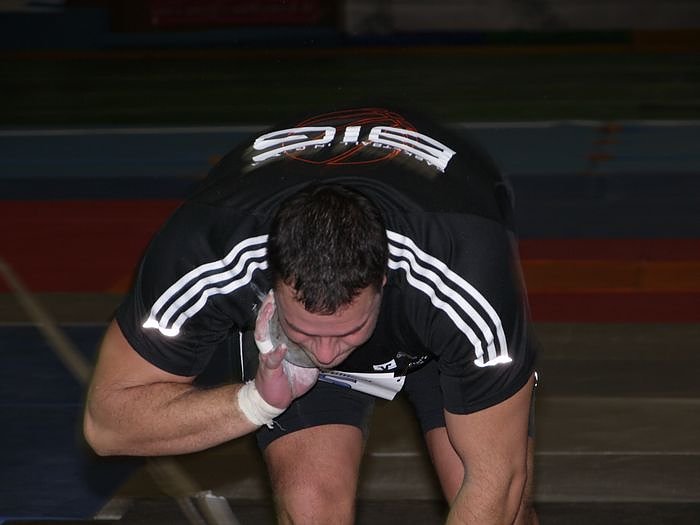 Die M&auml;nner beim Indoor