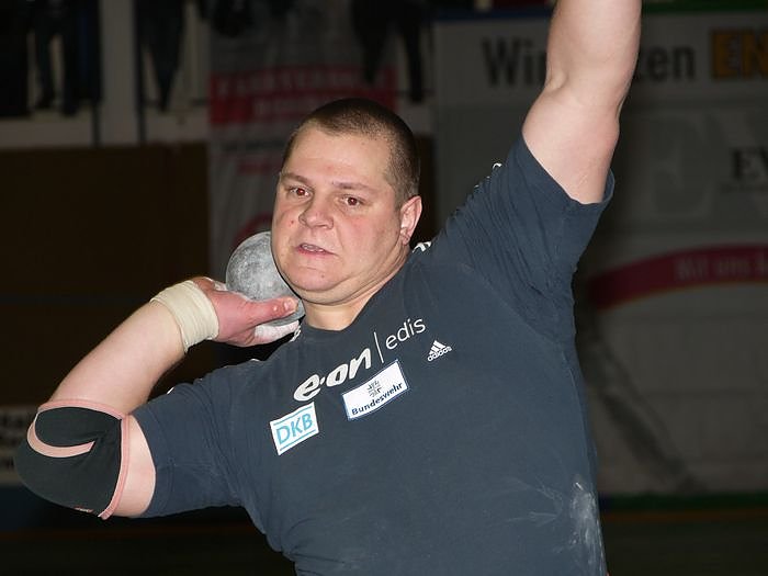 Die M&auml;nner beim Indoor