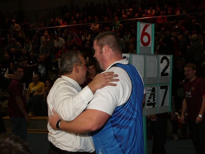 Die M&auml;nner beim Indoor