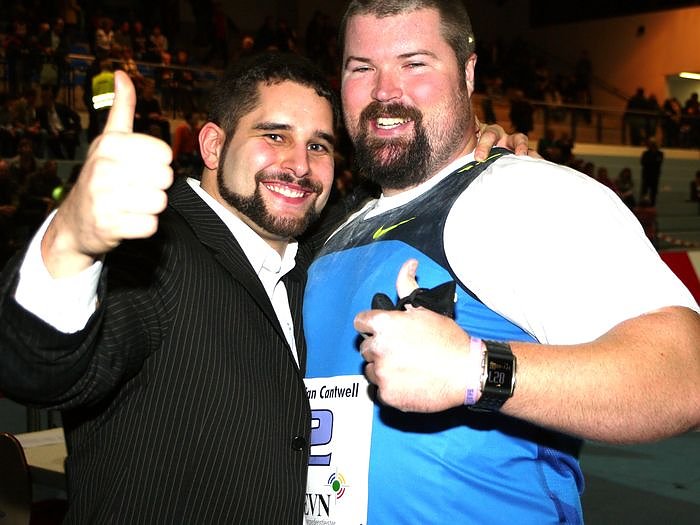 Die M&auml;nner beim Indoor