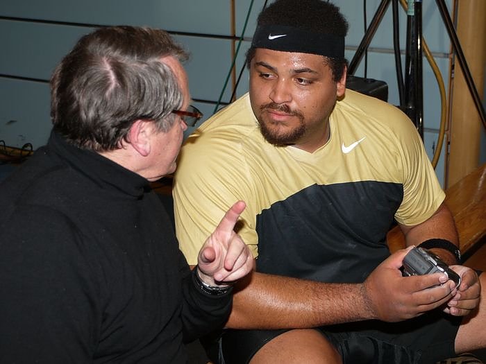 Die M&auml;nner beim Indoor