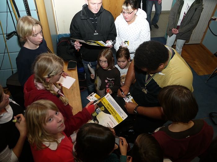 Die M&auml;nner beim Indoor