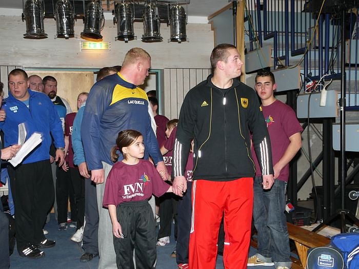 Die M&auml;nner beim Indoor