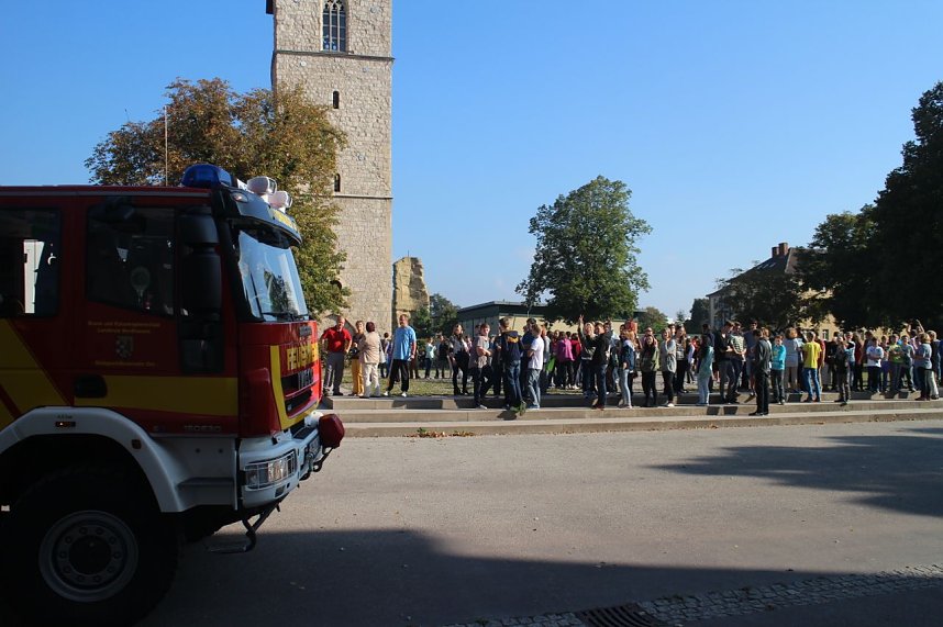 &Uuml;bungseinsatz auf dem Petersberg