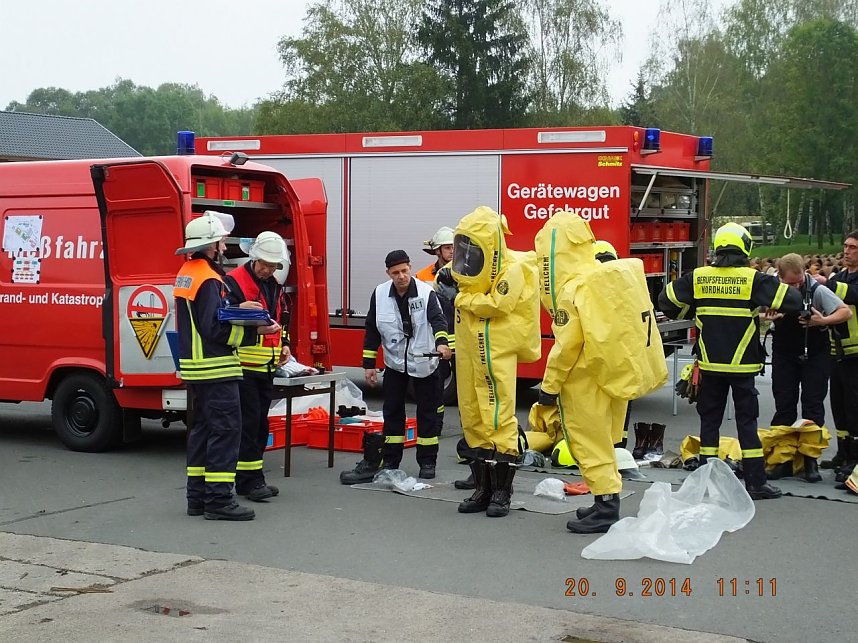 Katastrophenschutz &uuml;bte den Ernstfall
