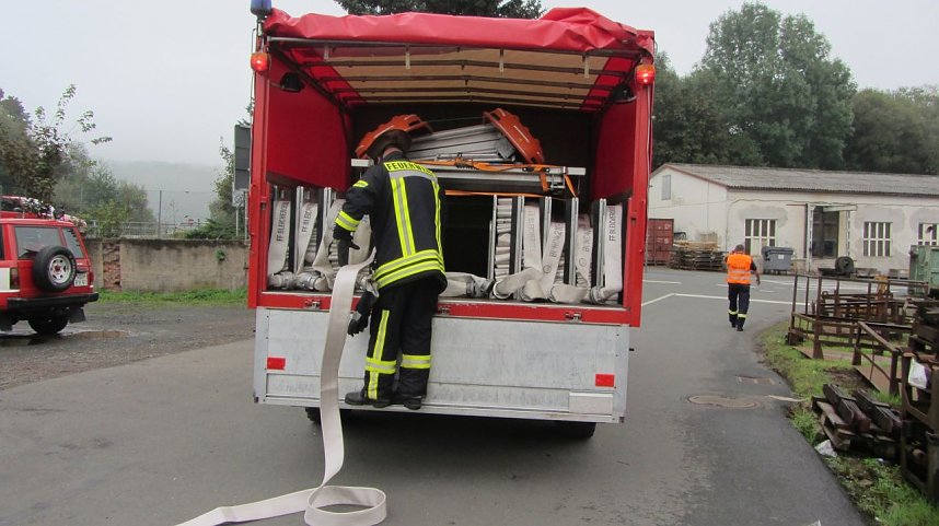 Katastrophenschutz &uuml;bte den Ernstfall