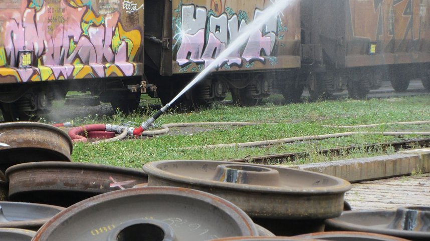 Katastrophenschutz &uuml;bte den Ernstfall