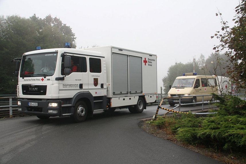 Katastrophenschutz &uuml;bte den Ernstfall