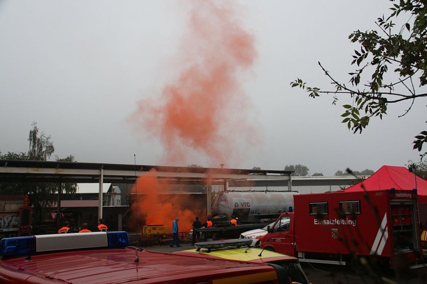 Katastrophenschutz &uuml;bte den Ernstfall