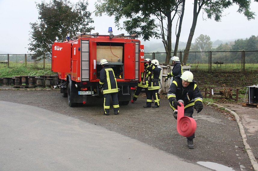Katastrophenschutz &uuml;bte den Ernstfall