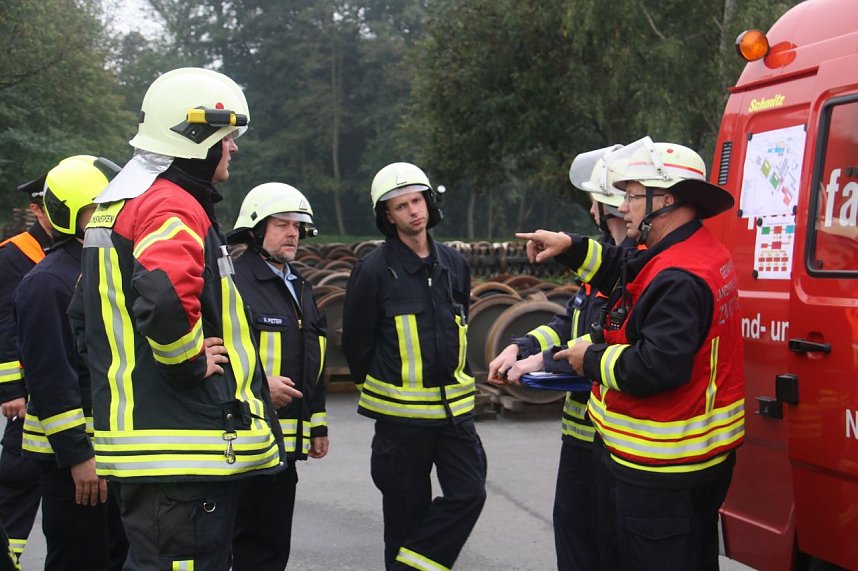 Katastrophenschutz &uuml;bte den Ernstfall