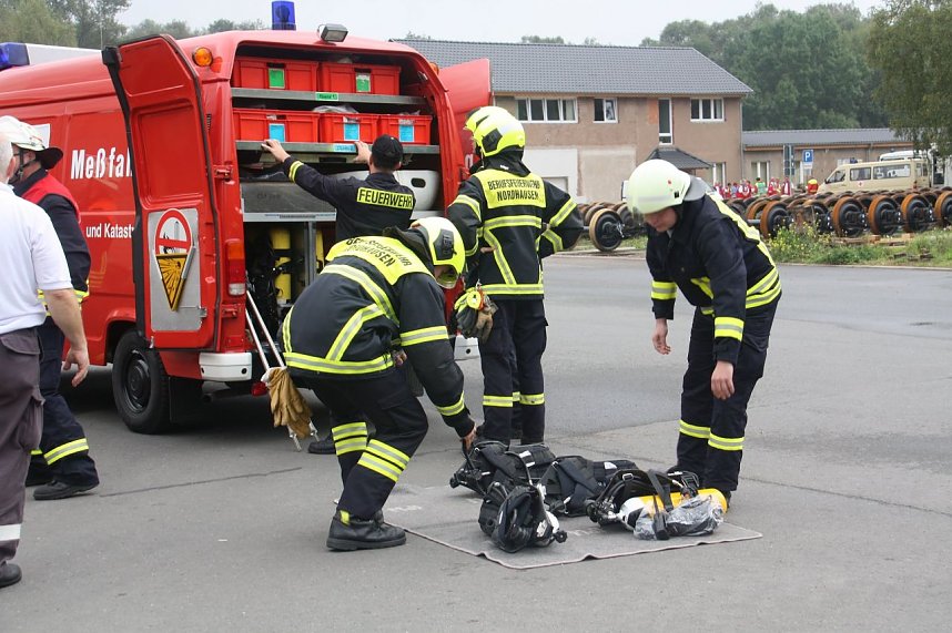 Katastrophenschutz &uuml;bte den Ernstfall