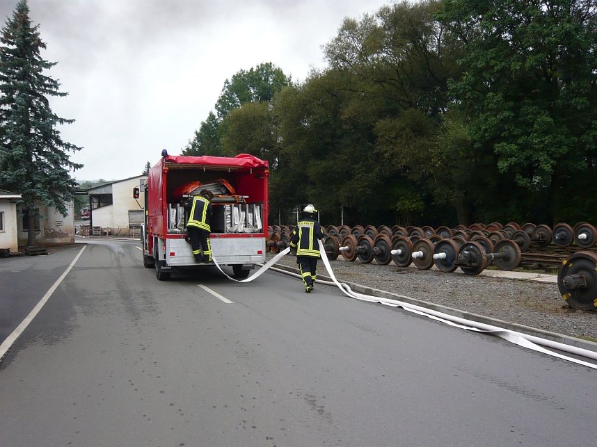 Katastrophenschutz &uuml;bte den Ernstfall