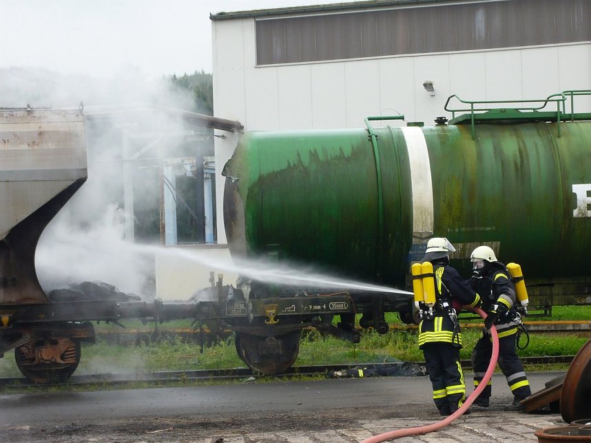 Katastrophenschutz &uuml;bte den Ernstfall
