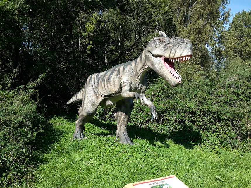 Dinosaurier auf R&uuml;gen