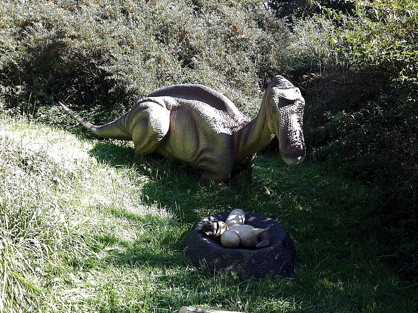 Dinosaurier auf R&uuml;gen