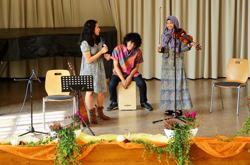 Auftaktveranstaltung zur Interkulturellen Woche 2014 im Audimax der Fachhochschule Nordhausen