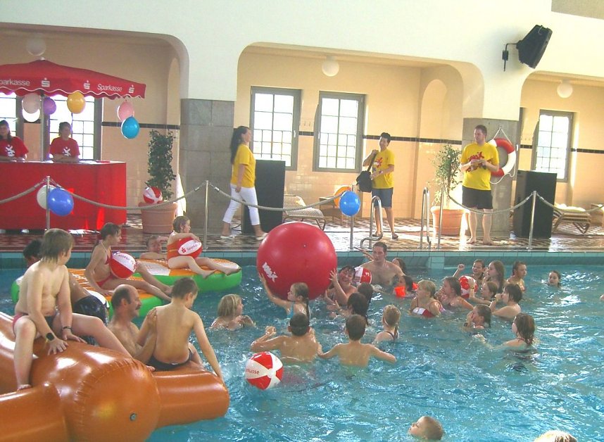 Knax-Party im Badehaus