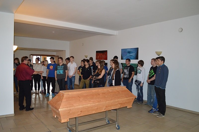 Projekttag im krematorium