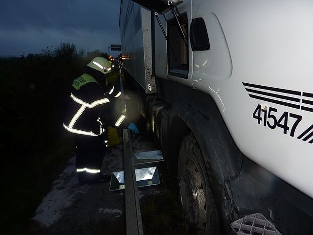 Unfall auf der A 38 