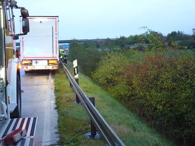 Unfall auf der A 38 