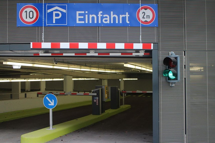 Viel Platz in der Tiefgarage