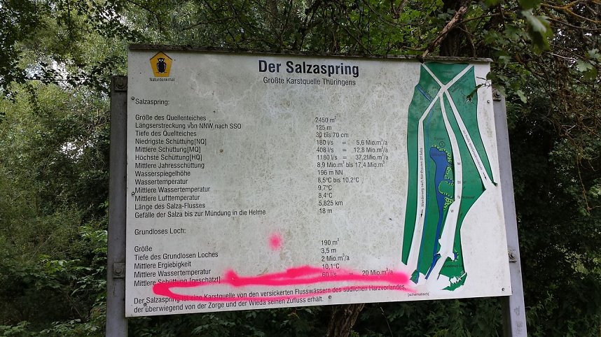 Rund um die Salza-Quelle