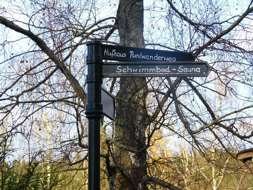 Zum Besuch im Hufhaus