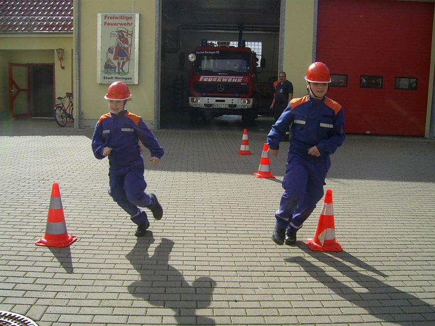 Die Jugendfeuer Auleben und Heringen stellte sich den Pr&uuml;fungen