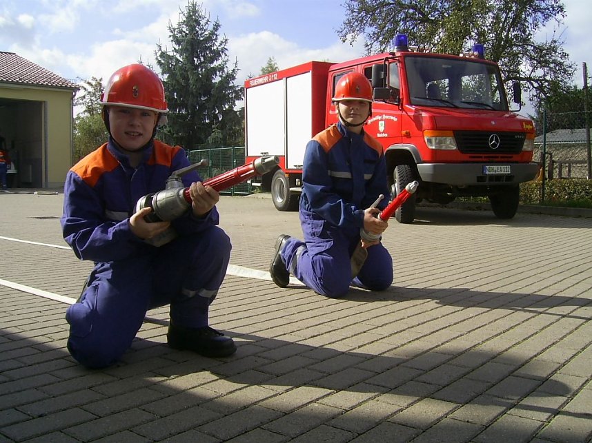 Die Jugendfeuer Auleben und Heringen stellte sich den Pr&uuml;fungen