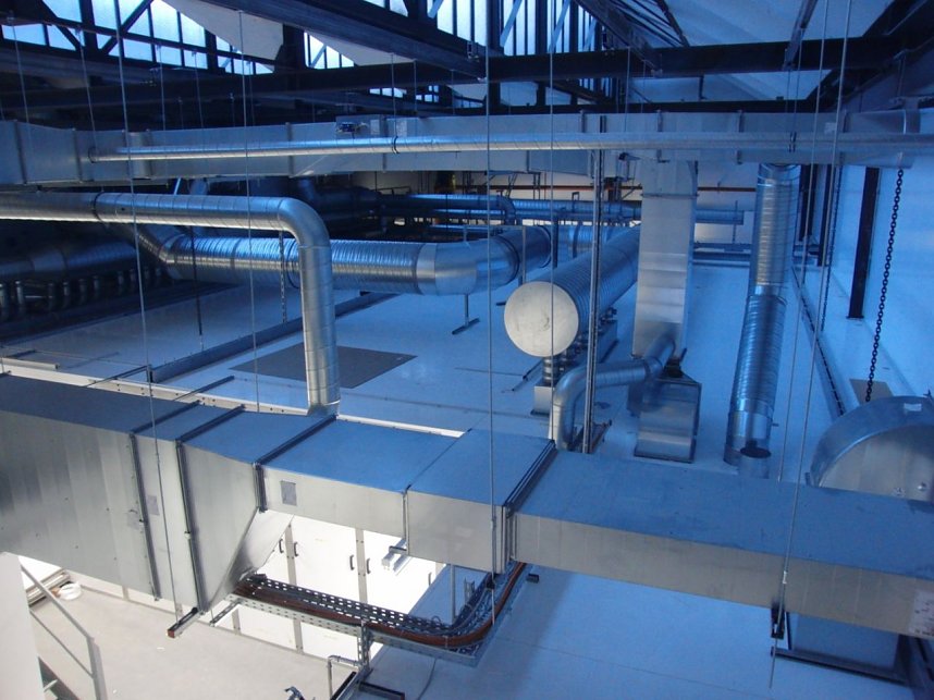 Blick auf den Trockenraum im BLB Braunschweig