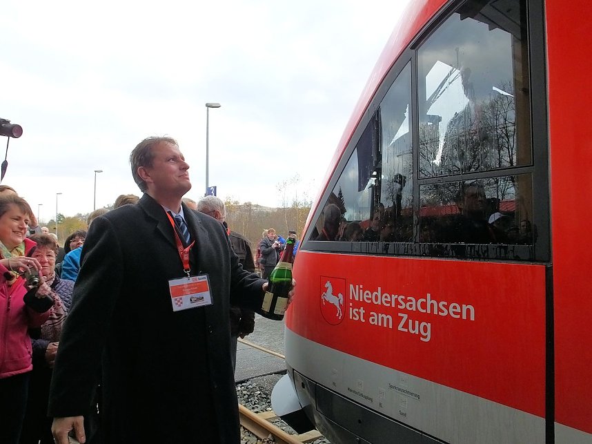 Taufe am Ellricher Bahnhof