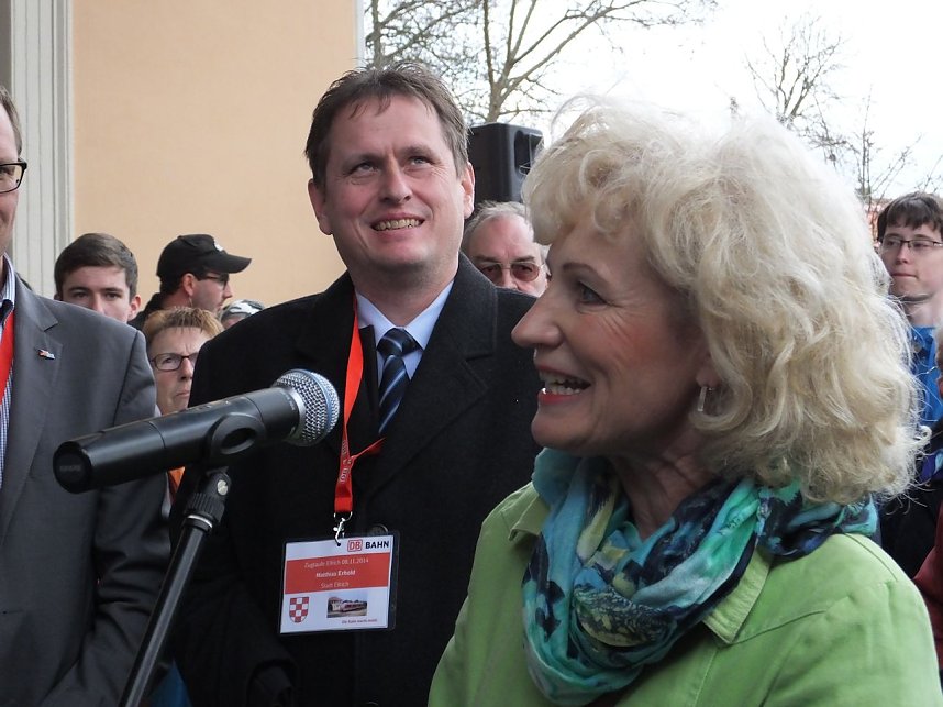 Taufe am Ellricher Bahnhof