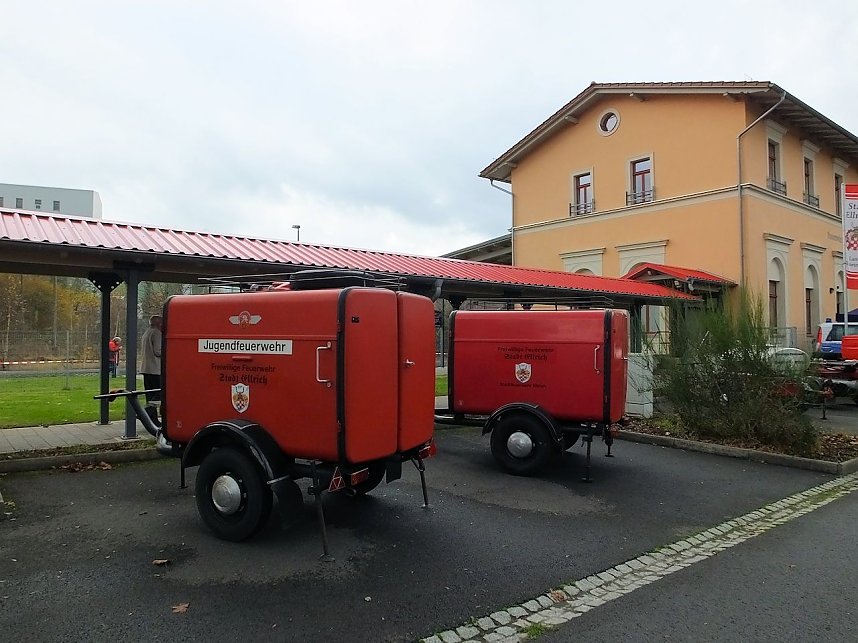 Taufe am Ellricher Bahnhof