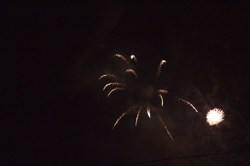 Feuerwerk am Martinstag