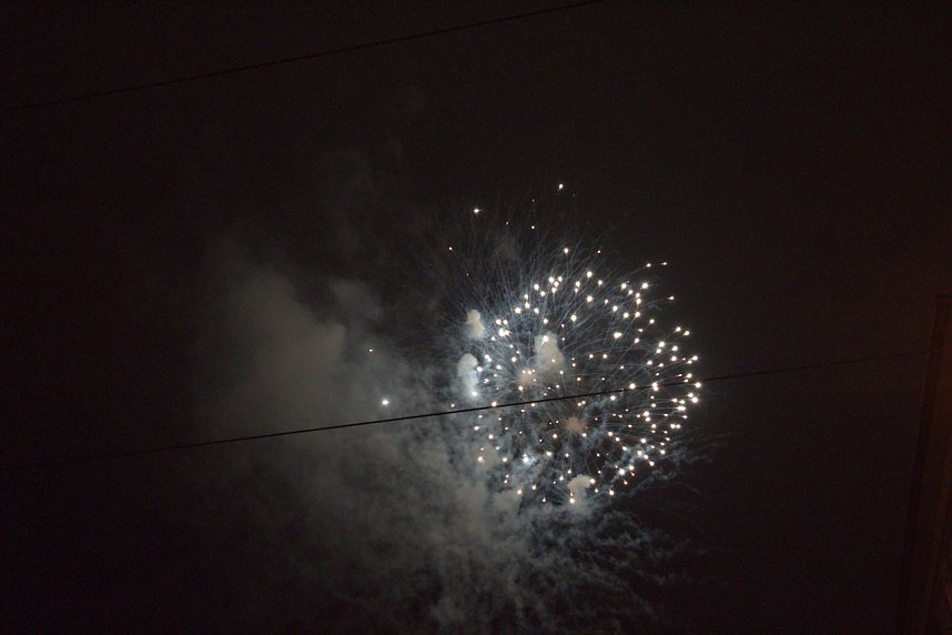 Feuerwerk am Martinstag