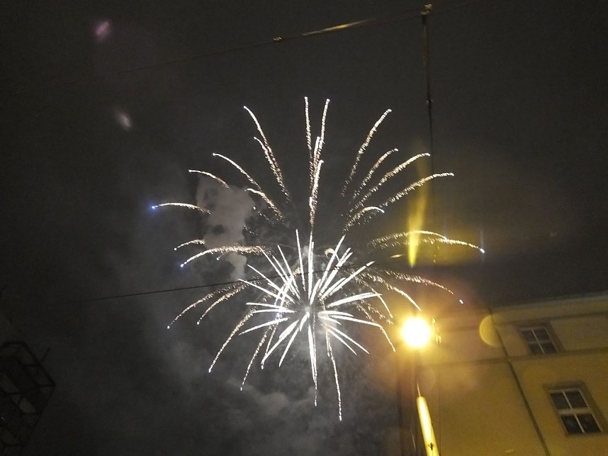 Feuerwerk am Martinstag