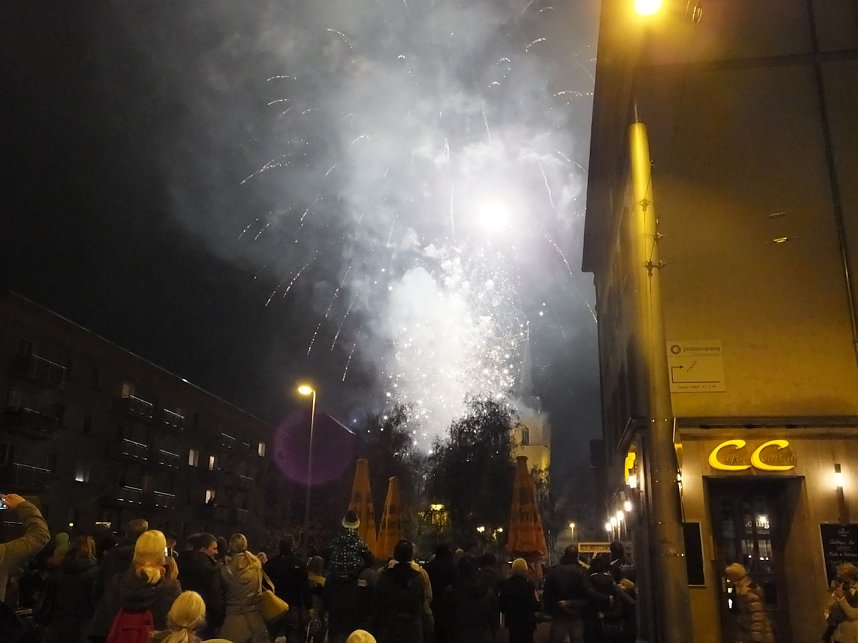 Feuerwerk am Martinstag