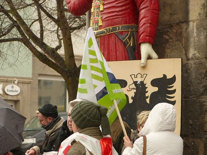 Warnstreik in Nordhausen